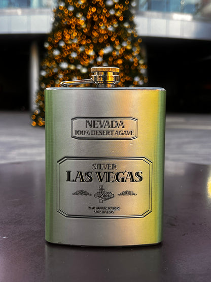 Las Vegas Stainless Steel Hip Flask