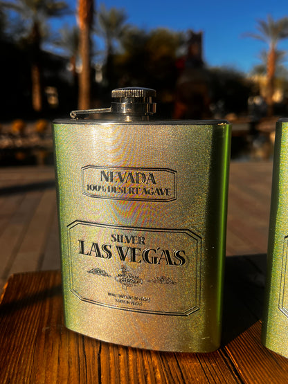 Las Vegas Stainless Steel Hip Flask