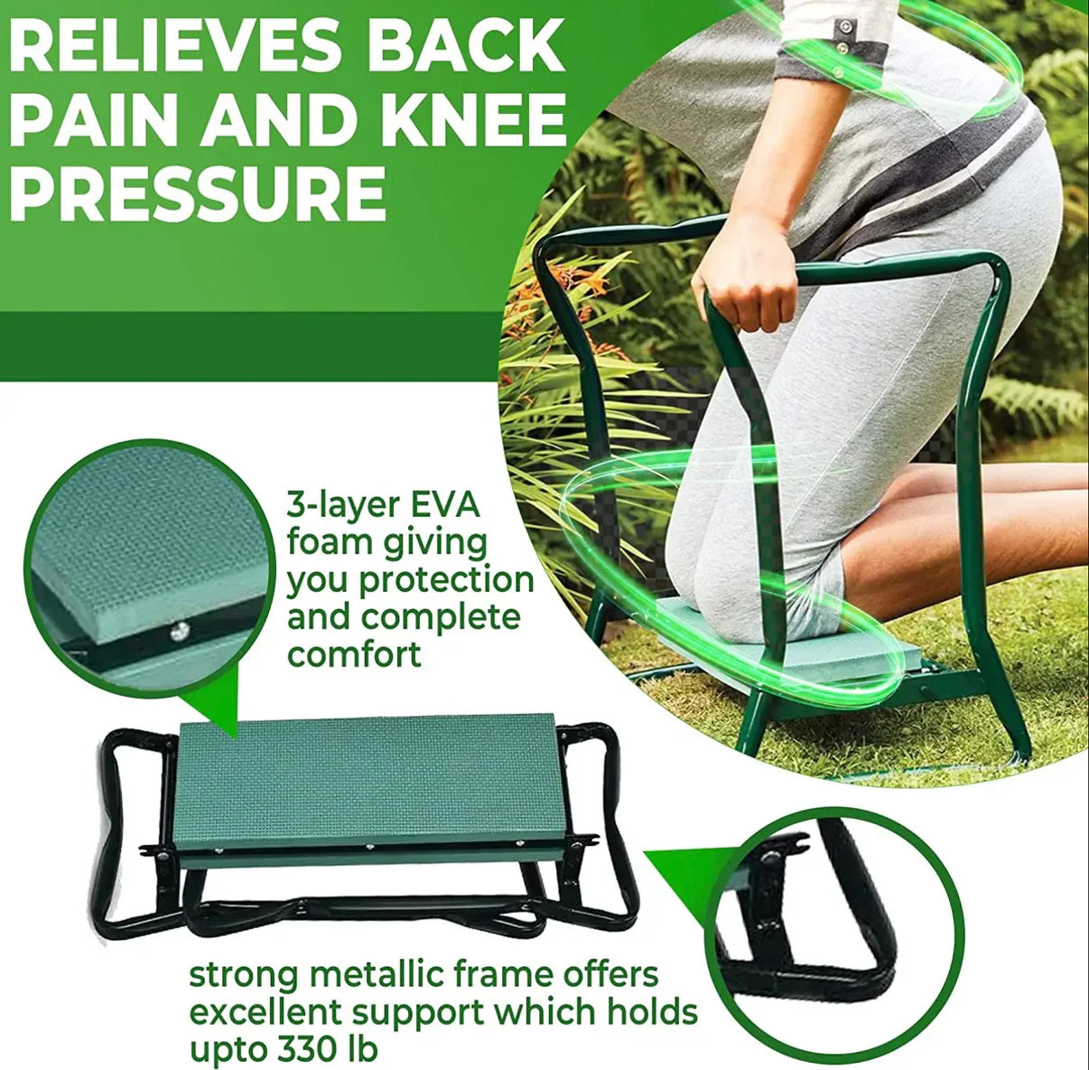 VEVOR Garden Ease Kneeler Seat™