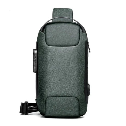 Men's Anti-Theft, USB, Waterproof Crossbody Bag