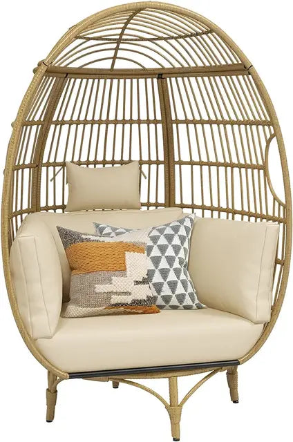 Contemporary Wicker Egg Chair