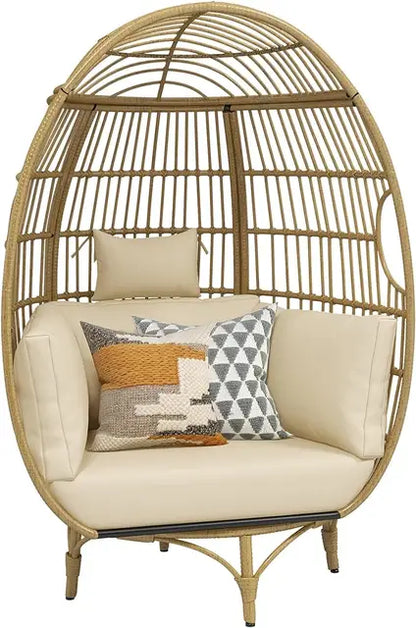 Contemporary Wicker Egg Chair