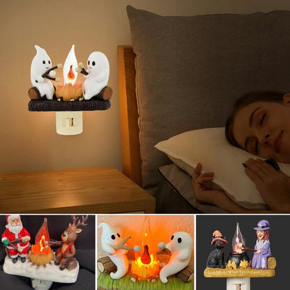 Ghost Campfire Nightlight