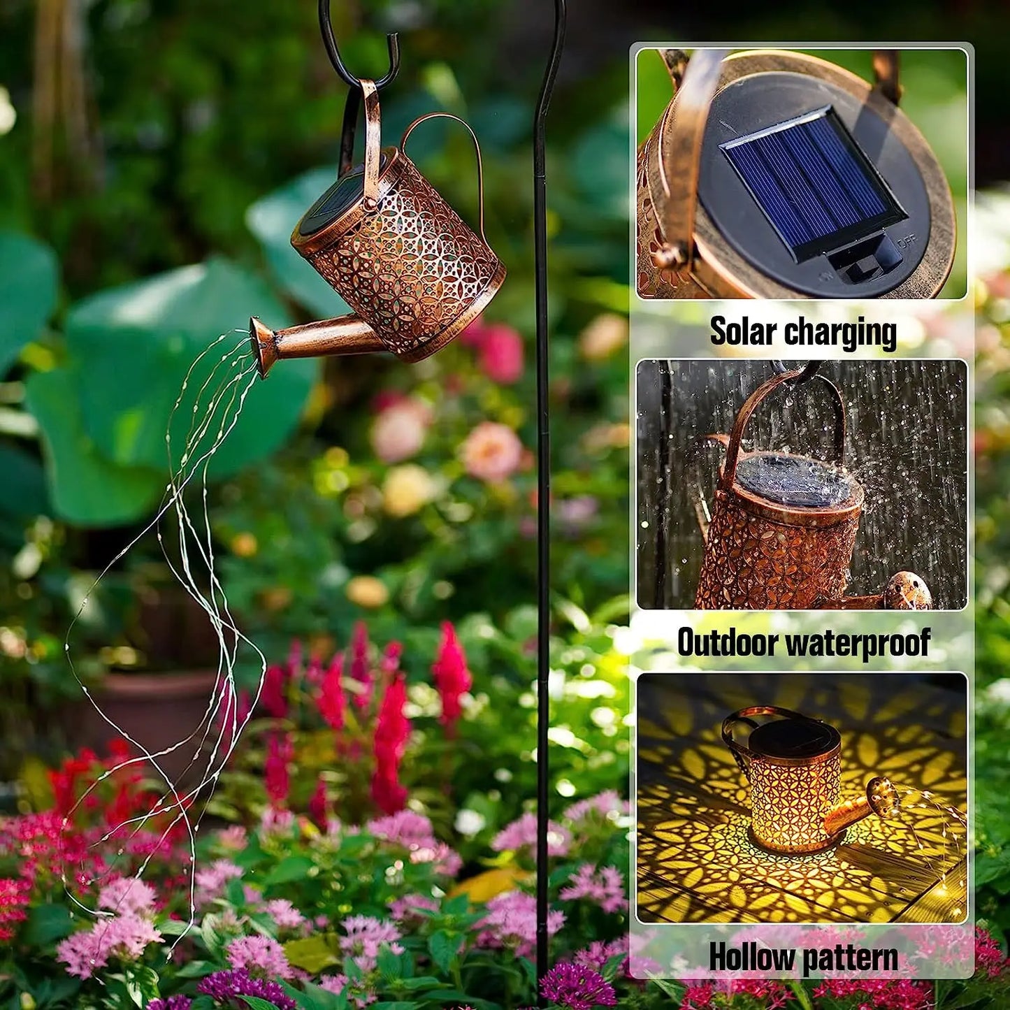 Solar Watering Can Lights