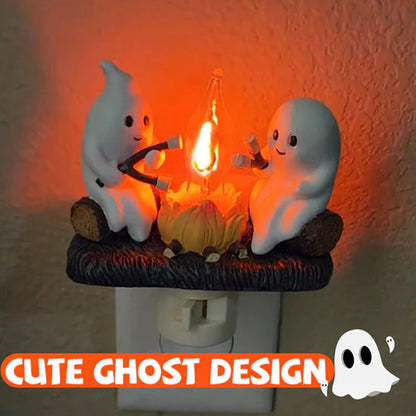 Ghost Campfire Nightlight