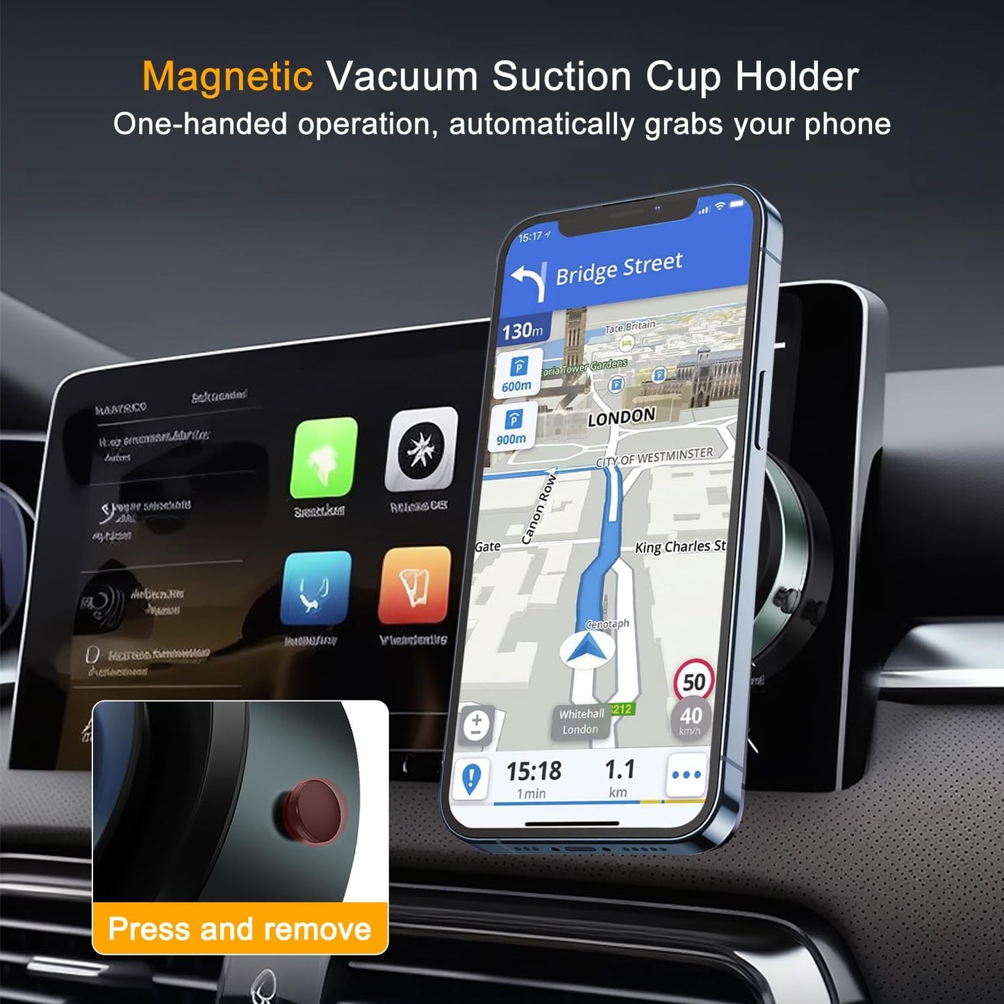 Magnetic Power Phone Holder