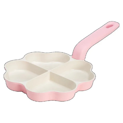 Heart-Shaped Pink Fry Pan