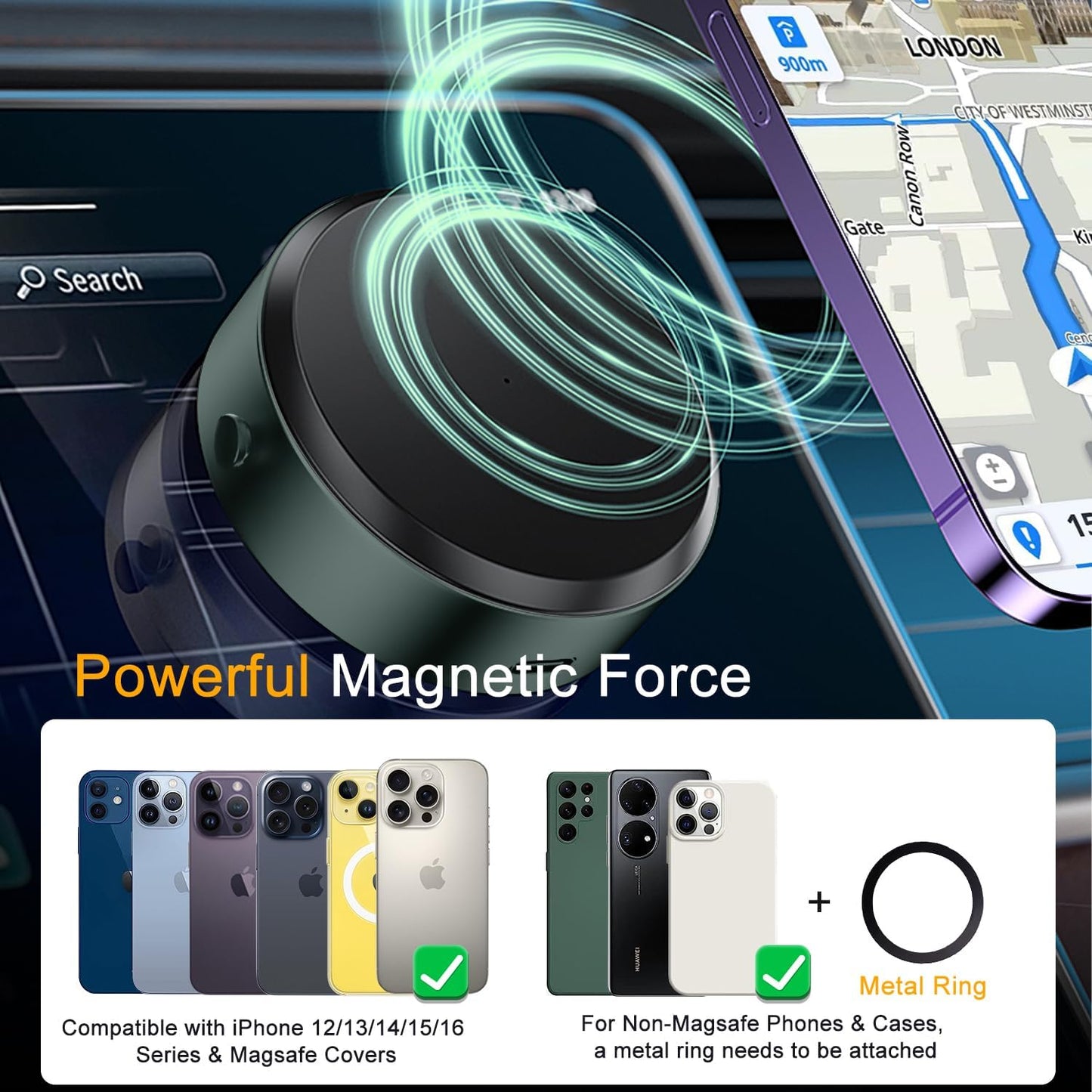 Magnetic Power Phone Holder