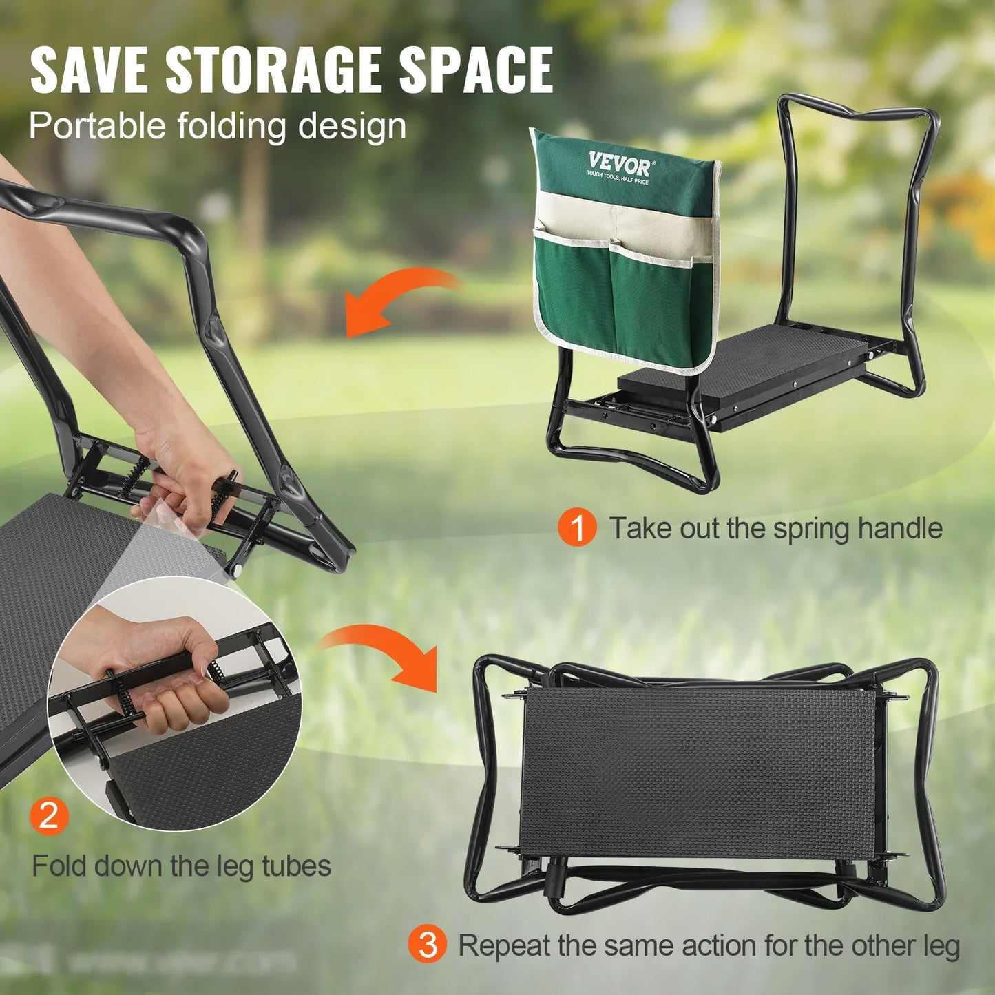 VEVOR Garden Ease Kneeler Seat™