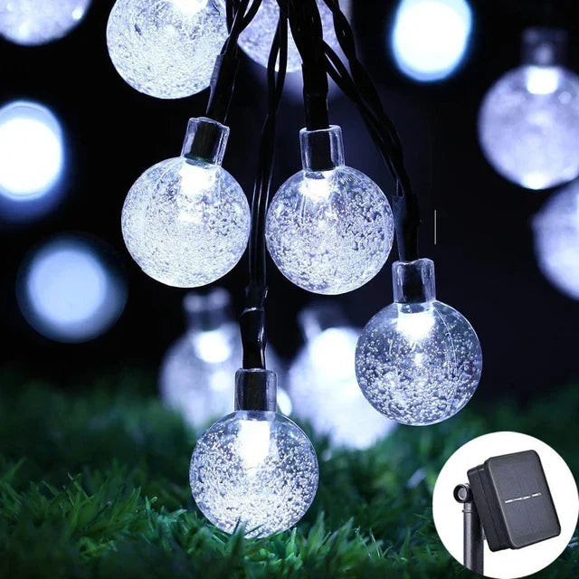 Solar Crystal Globe Fairy Lights