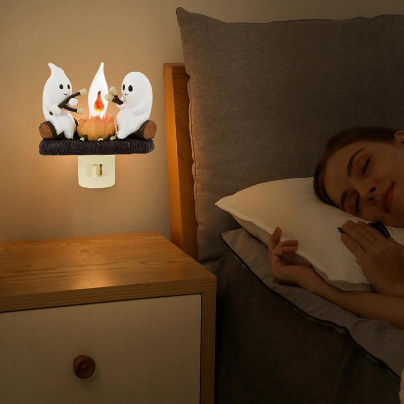 Ghost Campfire Nightlight