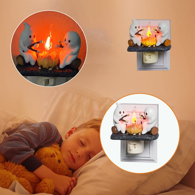 Ghost Campfire Nightlight