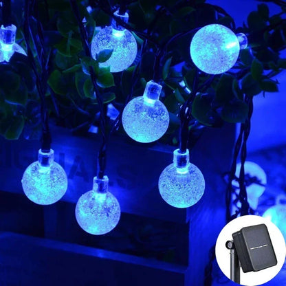 Solar Crystal Globe Fairy Lights